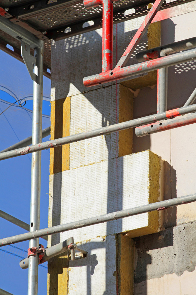Robuster Schutz für die Fassade – Mineralwolle im WDV-System